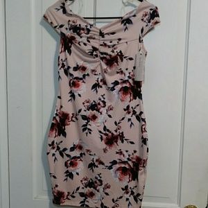 Pastel Pink Floral Dress